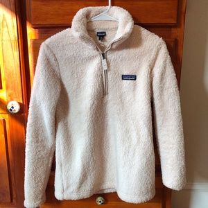Los Gatos Light Pink Quarter Zip Fuzzy Fleece